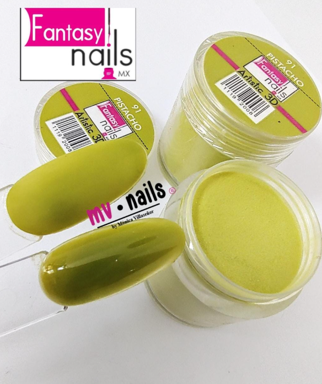 ACRILICO #91 PISTACHO FANTASY NAILS